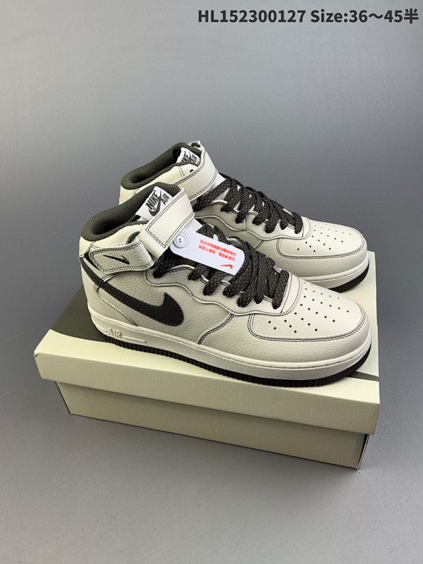 230 小红书爆款 秋冬新品 公司级 Nike Air Force 1 Mid '07 米军绿 HL152300127 Size:3645半货号RD6698-123