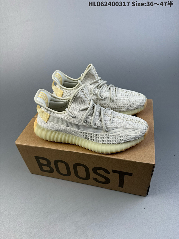 240  阿迪达斯Adidas BOOST yeezy 350 V2 光变 黄油渐变紫外线货号GY3438 HL062400317 Size:3647半