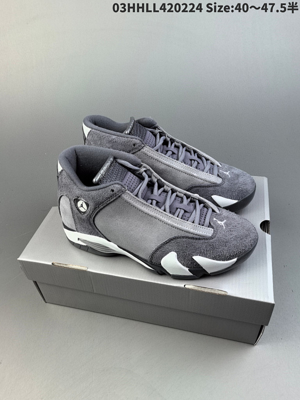 43040-47.5半 纯原版本 Air Jordan 14 Retro "Flint 03HHLL420224 Size:4047.5半货号FJ3460-012