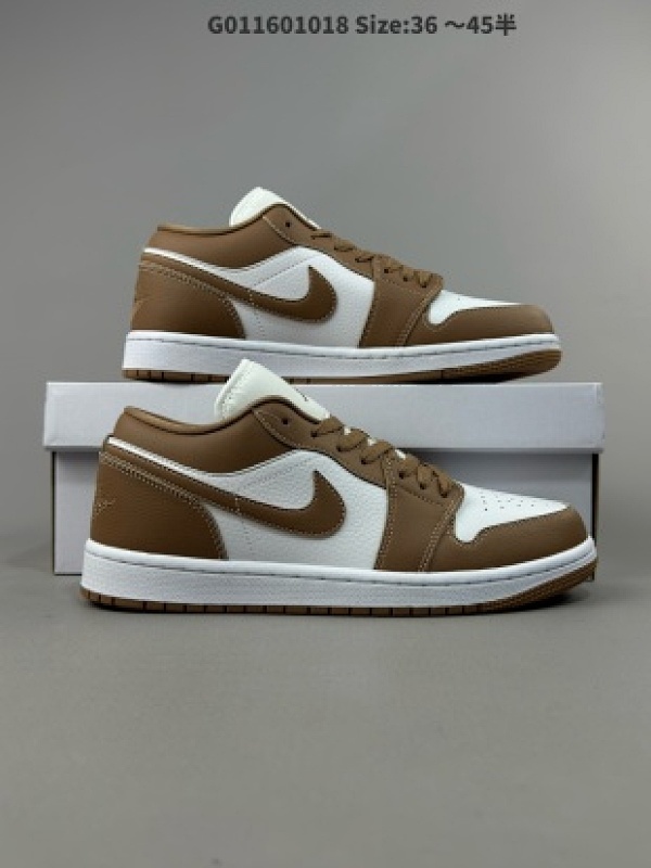 Air Jordan 1 Low "Shadow Brown" 低帮 白棕色 AJ1 乔丹1代 aj1 乔1 低邦 棕白色 乔丹篮球鞋系列货号DC0774-202