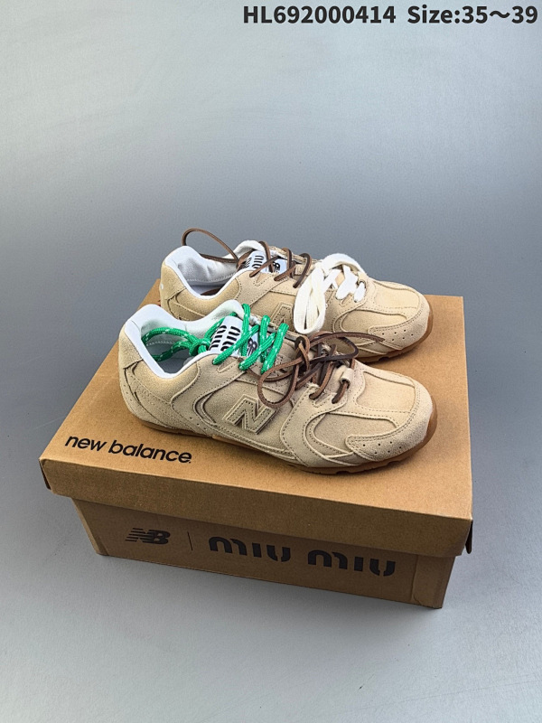 200 MiuMiu缪缪 x New Balance NB530 情侣款 休闲 运动鞋 阿甘鞋 德训鞋HL692000414  Size:3539