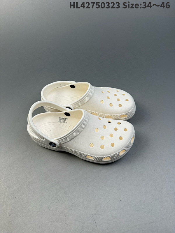 75 Crocs Classic clog 卡骆驰明星 原环保材料,软包无鞋盒!!风靡全球的四季皆宜的鞋!美国休闲鞋履品牌卡骆驰HL42750323 Size:3446
