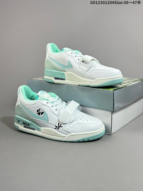 23036-47.5半 特殊大礼盒[定制球鞋]  Air Jordan Legacy 312 低帮 墨竹熊猫货号HJ9041-100