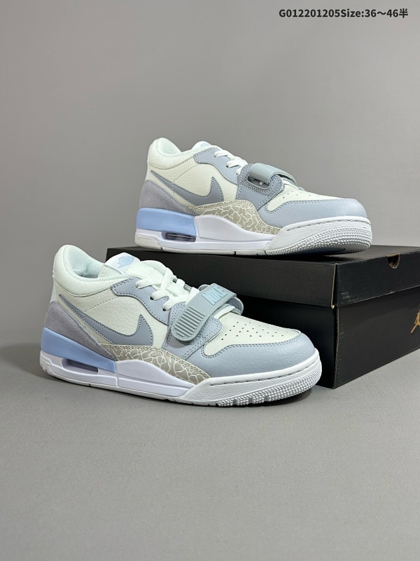 22036-46半  Air Jordan Legacy 312 Low "Glacier Blue" 低邦 白灰蓝 乔丹篮球鞋系列货号HQ1190-101
