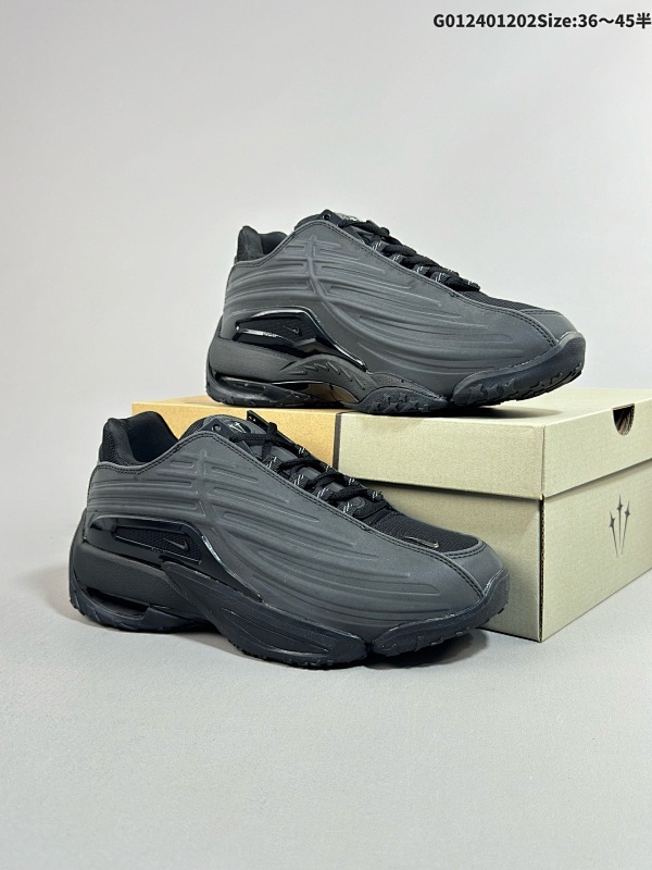 25036-45半 NOCTA x Nike Hot Step Air Terra 2 "Black Gunmetal" 耐克 低帮 黑色3M反光货号DZ7293-001