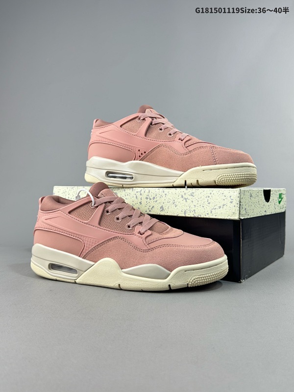 15036-40半 耐克 新款 Nike Air Jordan 4 RM 低帮 迈克尔乔丹AJ4代乔4 复古休闲运动文化篮球鞋女鞋 货号FQ7940-600