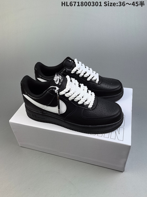180 公司级Nike Air Force 1 Low 07 原楦头原纸板 打造纯正低帮空军版型ID:HL671800301 Size:3645半