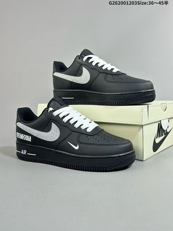 20036-45半 公司级NIKE AIR FORCE 1'07 原楦头原纸板 打造纯正低帮空军版型 专注外贸渠道 全掌内置蜂窝气垫  原盒配件货号:CW2288-023