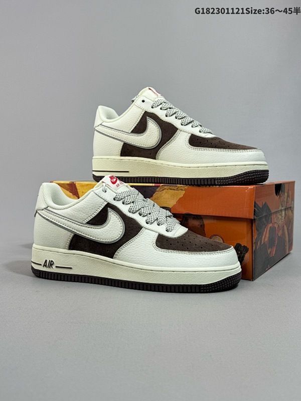 23036-45半 耐克Nike AIR FORCE 107 空军一号低帮百搭休闲运动板鞋货号:DU0820-216