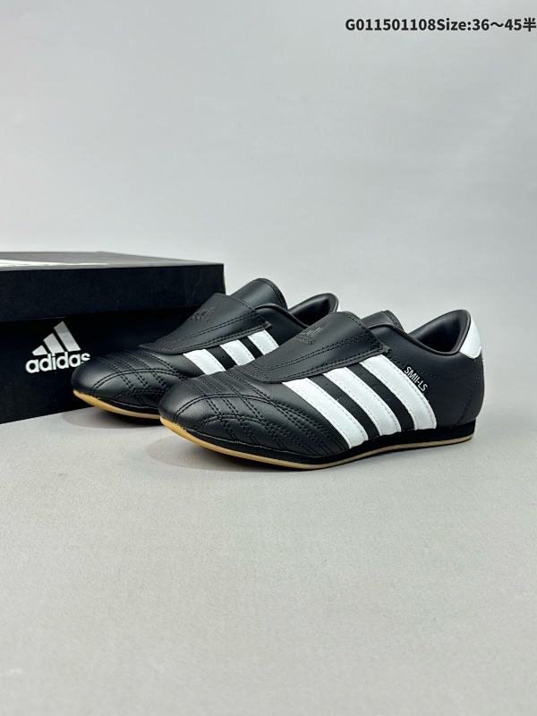 15036-45半 公司级 头层 Adidas Originals Taekwondo Low "Black White" 阿迪达斯 低帮 黑白货号JQ4775