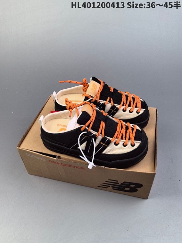 120 韩国New Balance NB 复古圆头一脚蹬运动休闲鞋半拖鞋HL401200413 Size:3645半