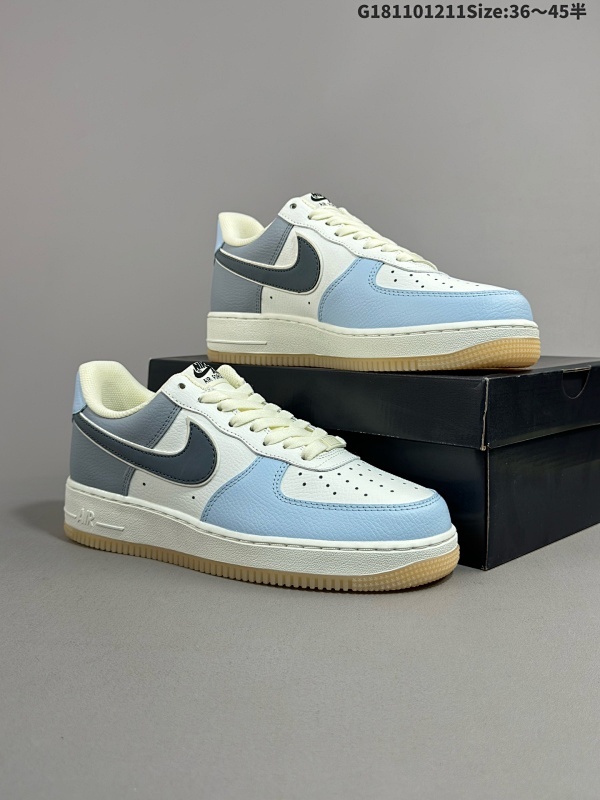 11036-45半 Air Force 1 Low 原装级别 原楦头原纸板 打造纯正空军版型专注外贸渠道 全掌内置蜂窝气垫货号AA1366-401