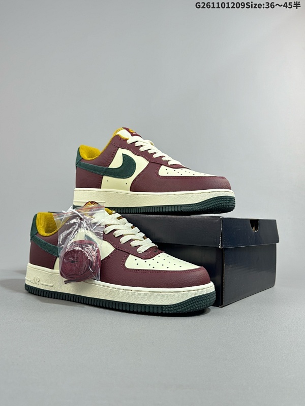 11036-45半 耐克Nike AIR FORCE 107 空军一号低帮百搭休闲运动板鞋货号:HQ3612-113