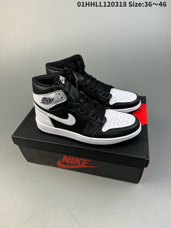 110 Air Jordan 1 High OG "Reverse Pandal" 高帮01HHLL120318 Size:3646货号DZ5485-010