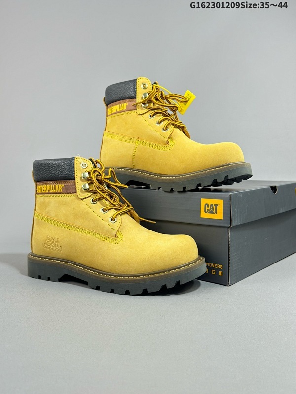 23035-44皮鞋码 新货CAT 卡特经典百搭户外休闲工装靴水晶底系列  #官网常年主打款  历年经典热销 堪称正品复印全新出炉