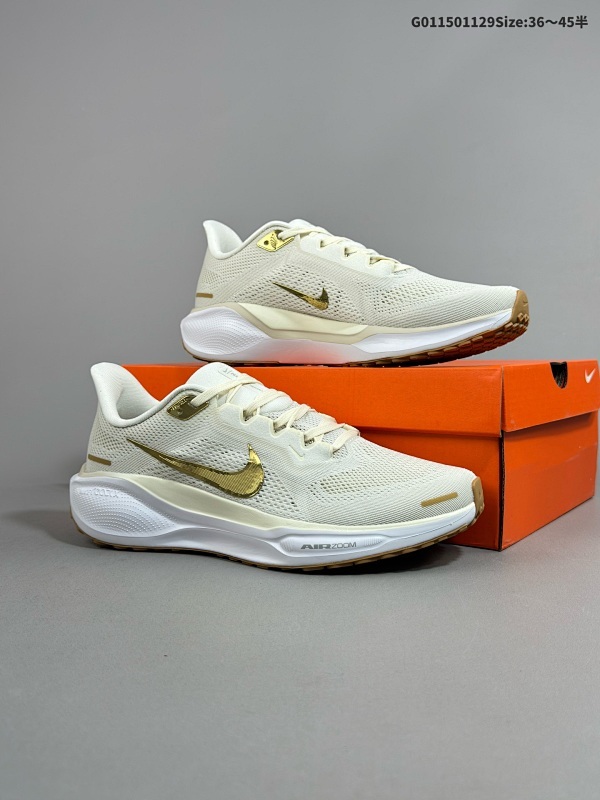 15036-45半 Nike Air Zoom Pegasus 41 耐克 飞马41代 低帮 米白金 舒适百搭双层织物耐磨透气低邦马拉松跑步鞋货号FD2723-005