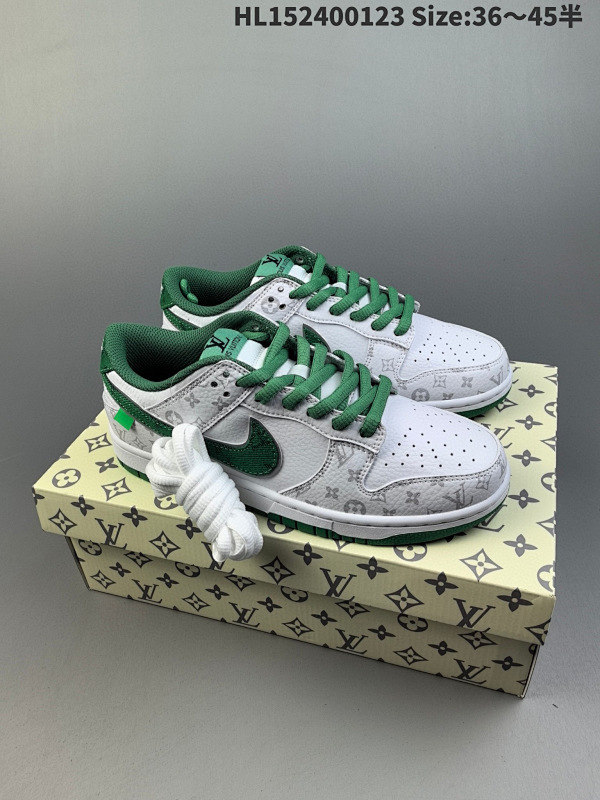 240  高端定制 路易威登联名 Nike SB Dunk Low LouisHL152400123 Size:3645半货号:LV0526-597
