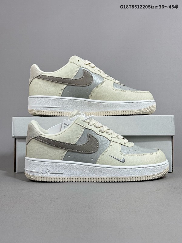 特价8536-45半 NIKE AIR FORCE 107  原楦头原纸板 打造纯正低帮空军版型 专注外贸渠道 全掌内置蜂窝气垫货号:FB8483-100
