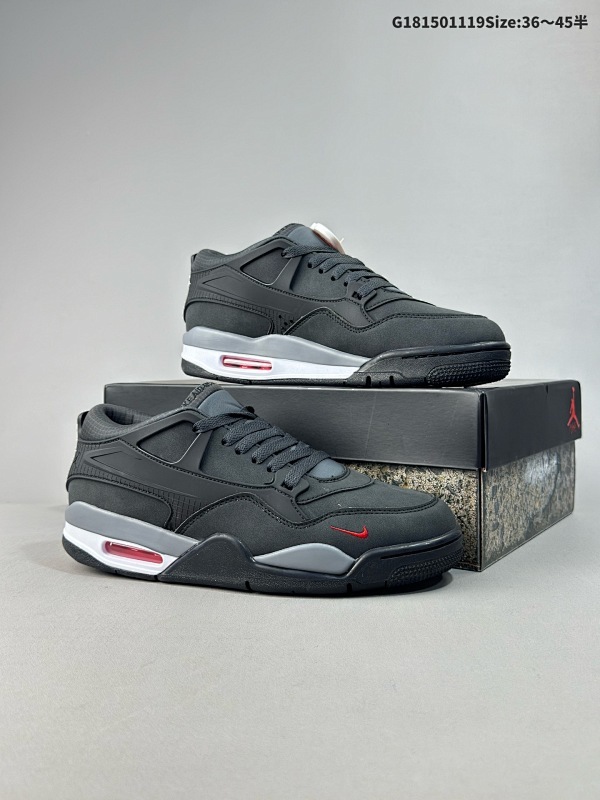 15036-45半 耐克 新款 Nike Air Jordan 4 RM 低帮 迈克尔乔丹AJ4代乔4 复古休闲运动文化篮球鞋男女鞋 货号HF4334-004
