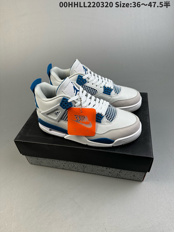 200头层带半码 Air Jordan 4 Retro "Military 00HHLL220320 Size:3647.5半货号FV5029-141