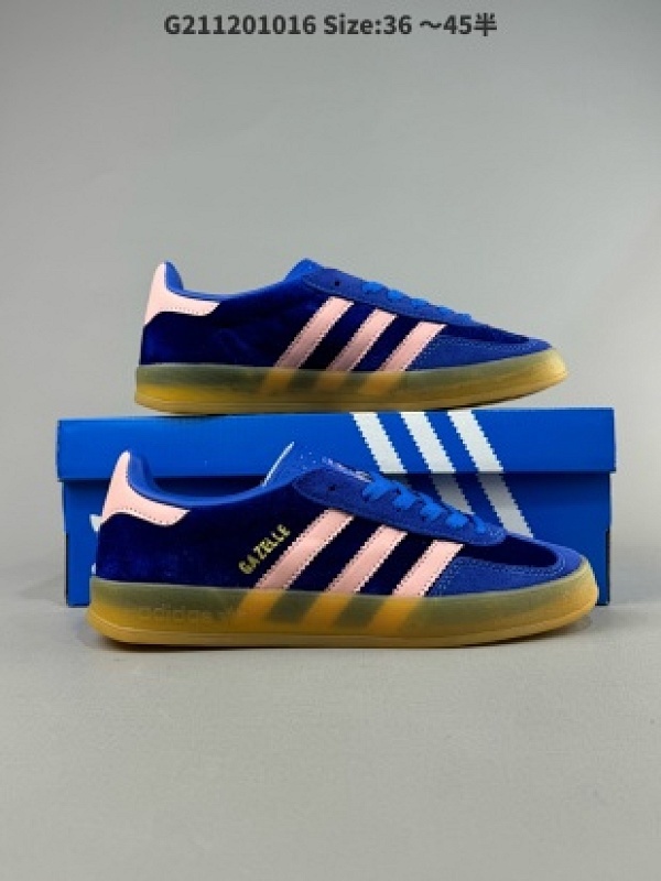 公司级adidas Originals Gazelle INdoor 三叶草休闲防滑耐磨低帮板鞋 鞋头出色设计 塑就出众贴合感官方货号:IG6785
