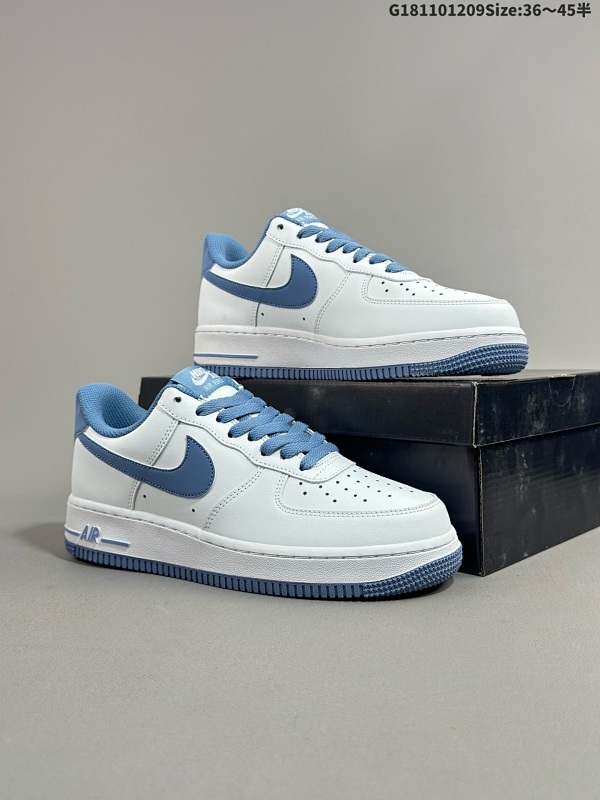特价11036-45半 耐克Nike AIR FORCE 107 空军一号低帮百搭休闲运动板鞋货号:JX2696-852