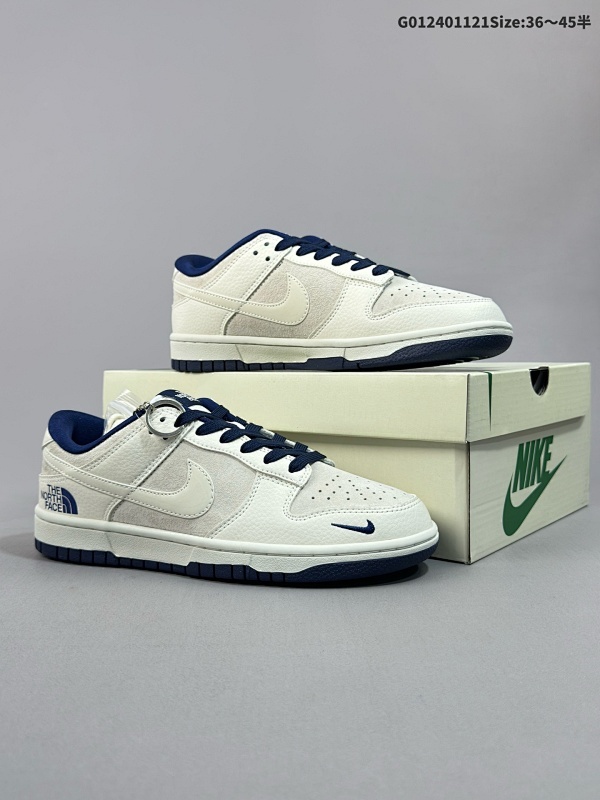 25036-45半 公司级 头层定制球鞋 The North FACE x Nike Dunk SB Low 北面 x 耐克 SB 低帮 北面联名米藏青货号KK1333-006