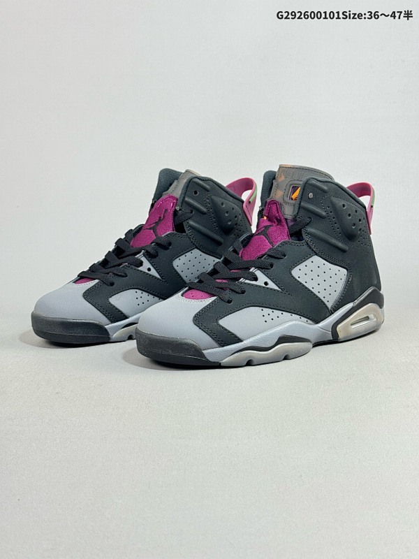 26036-47.5半集合 Air Jordan 6 Retro "Infrared White" 高帮 黑灰红 AJ6 乔丹6代 aj6 乔6 高邦货号384664-123
