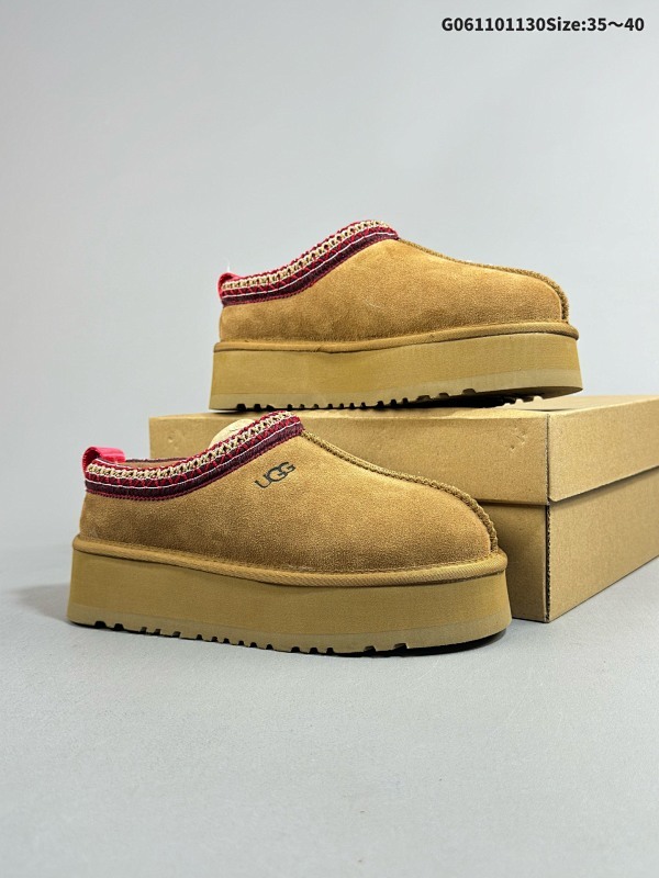 11035-40 UGG/雪地靴 新奇系列 原楦原纸版开发版型采用TPU模压定型翻毛皮鞋面材质内嵌人造卷曲羊毛毛绒里衬和鞋垫货号W/1122553