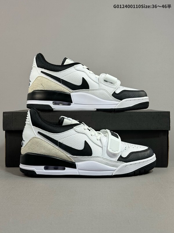 24036-46半  Air Jordan Legacy 312 Low "Panda" 低帮 黑白熊猫 AJ312货号HV1811-101
