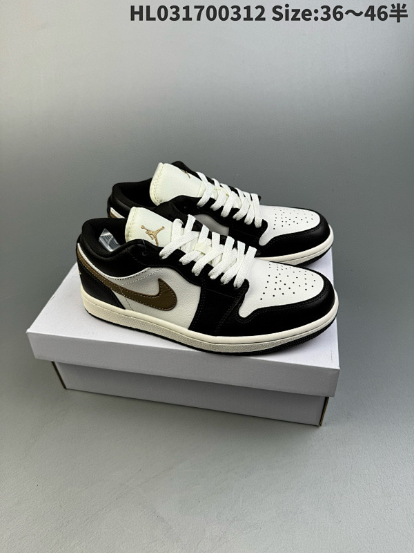 170  头层乔丹Air Jordan 1 Low AJ1 乔1 低帮复古文化休闲运动篮球鞋货号CV3043-100 编码 HL031700312 Size:3646半