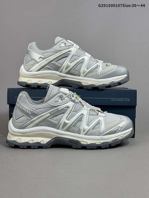 15036-44集合二 Salomon XT-Quest ADV Beige  萨洛蒙 探索者系列户外越野跑鞋 410523 38鞋面采用SENSIFIT贴合技术