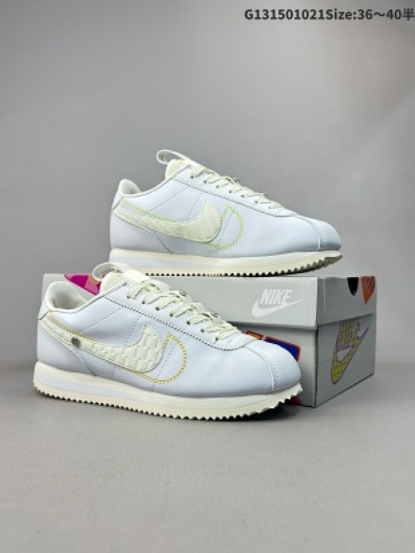 公司级耐克Nike Classic Cortez 全新配色 经典轻便舒适男子阿甘鞋休闲跑步鞋运动鞋货号:FD4620-111