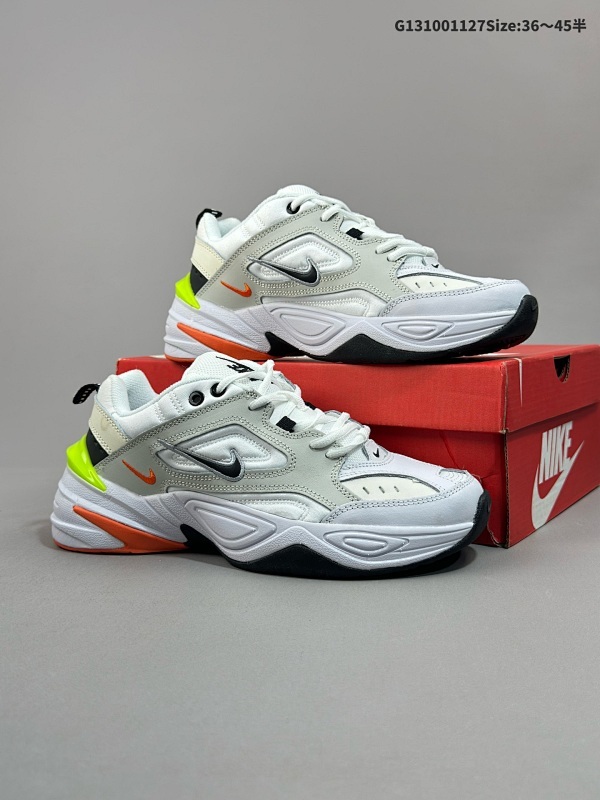 10036-45半 耐克 Nike M2K Tekno 男女子运动鞋厚底老爹鞋经典复古休闲慢跑鞋货号AV4789-004