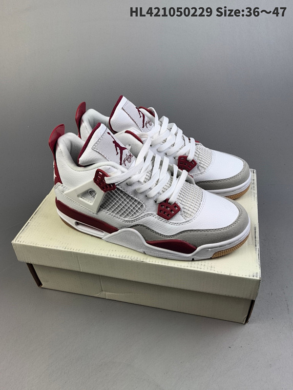 105 Nike SB x Air Jordan 4 Retro 黑绿联名款 AJ4 乔丹4代货号DR5415-105HL421050229 Size:3647