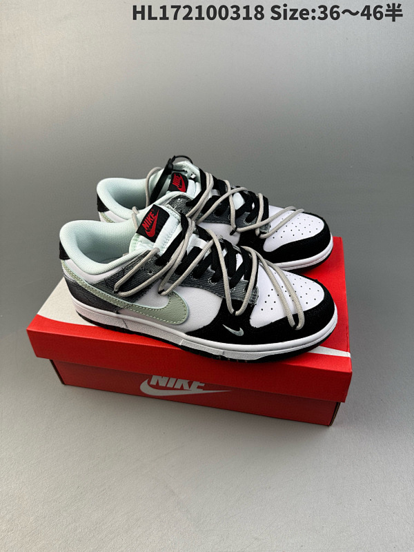 210 Nike Dunk Low Retro "Plaid" 耐克 SB 低货号DV0827-100   HL172100318 Size:3646半