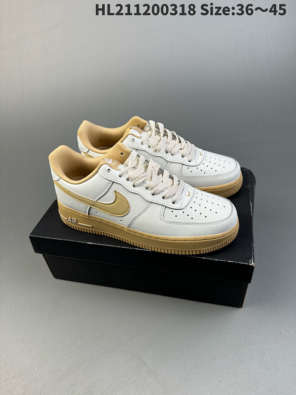 120 耐克Nike Air Force 1 Low 空军一号白蓝低帮百搭休闲运动板鞋货号DB3597-133  HL211200318 Size:3645