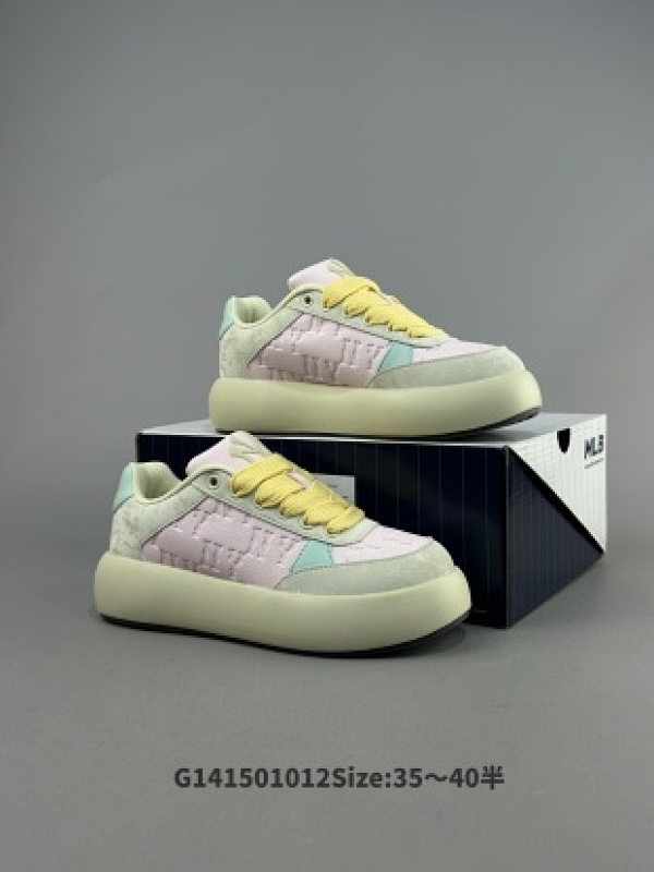 公司级MLB Chunky Liner Basic 人气单品学长鞋系列轻量增高厚底百搭休闲运动板鞋款号3ASXBMN4N (GP001)