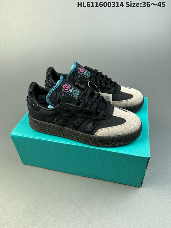 160 阿迪达斯 AD Samba XLG 桑巴舞加大厚底版系列德训风百搭松糕休闲运动板鞋货号ID1138 编码 HL611600314 Size:3645