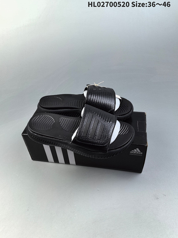 70 阿迪达斯 魔术贴 adidas Adilette Comfort ADJ 夏季单品三叶草拖鞋 货号GY9415 ID: HL02700520 Size:3646