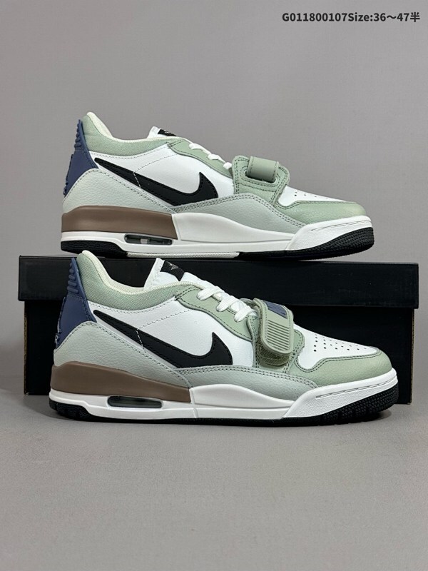 18036-47.5半  Air Jordan Legacy 312 Low 低帮 蛇年限定 白绿色 AJ312货号HV5970-101