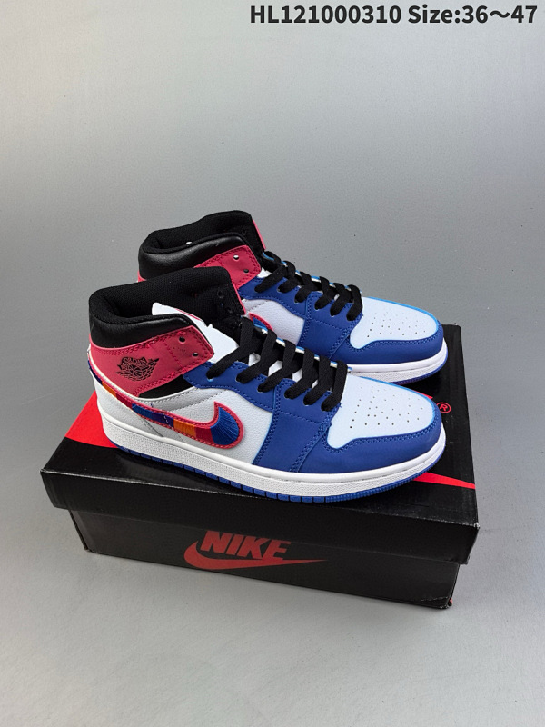 100   耐克NIKE AIR JORDAN 1 MID AJ1乔1运动鞋复古休闲篮球鞋  货号BQ6472HL121000310 Size:3647