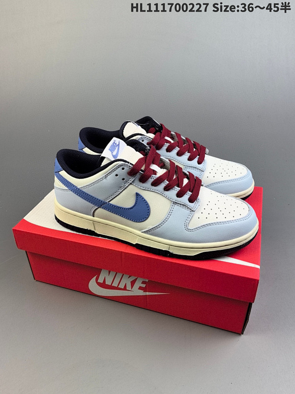 170 Nike Dunk Low 耐克 SB 低帮 椰奶米蓝 防滑耐磨低邦板鞋男女同款编码HL111700227 Size:3645半货号FV8113-141