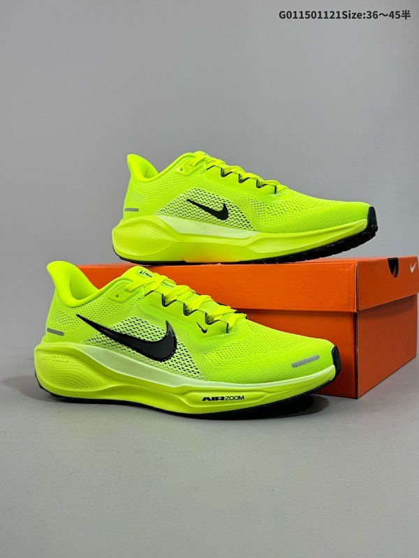 15036-45半 Nike Air Zoom Pegasus 41 耐克 飞马41代 低帮 绿黑 舒适百搭双层织物耐磨透气低邦马拉松跑步鞋 货号FD2722-701