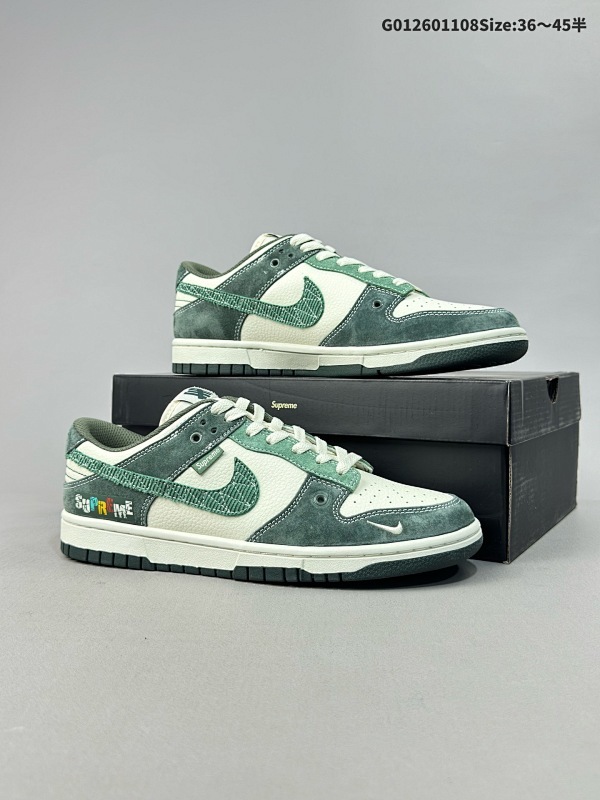 27036-45半 公司级 头层 定制球鞋 Supreme x Undefeated x Nike Dunk SB Low Sup x Und x 耐克 SB 低帮货号DJ2024-042