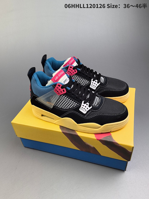 160真标带半码 Union x Air Jordan 4 Retro SP 06HHLL120126 Size3646半货号DC9533-001