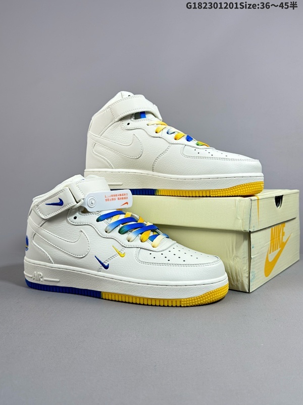 23036-45半 公司级Nike Air Force 1 Mid 07 原楦头原纸板 打造纯正中帮空军版型 专注外贸渠道 全掌内置蜂窝气垫  原盒配件货号:GT5663-306