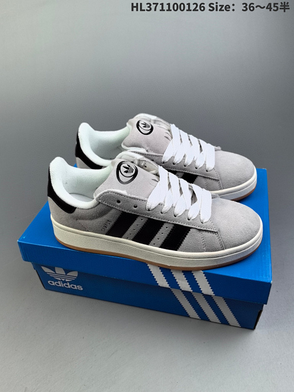 110 真标Adidas Originals Campus 00s 学院系列 面包风经典货号H03470 编码HL371100126 Size3645半