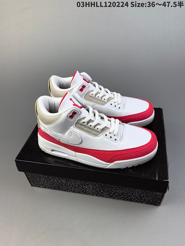 13036-47.5半 真标带半码 Air Jordan 3 Retro "03HHLL120224 Size:3647.5半货号CJ0939-100