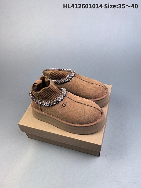 260 UGG 棉拖 雪地靴 俏皮可爱的百变造型 美国轻奢品牌UGG 平底系列冬季羊毛编码HL412601014 Size:3540